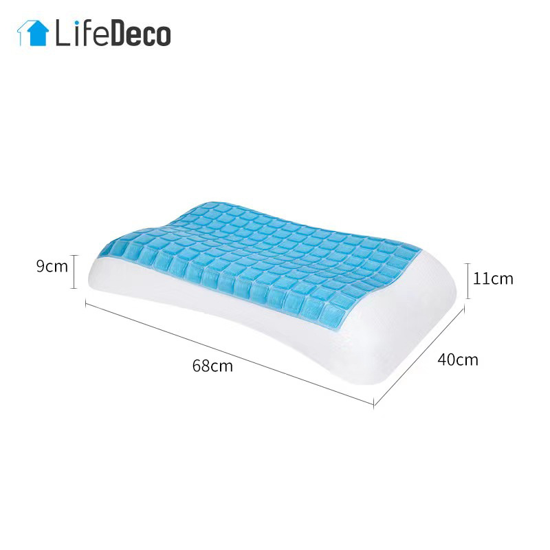 LifeDeco Freeze 3D 涼感零壓3D記憶枕 (送枕套)