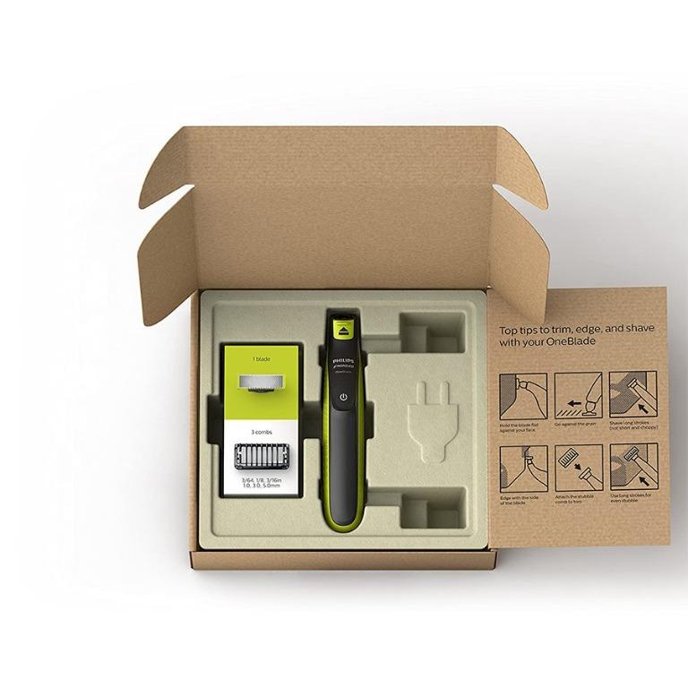 [平行進口 原裝正貨]Philips飛利浦 Norelco OneBlade刮鬍刀 QP2520 / 90