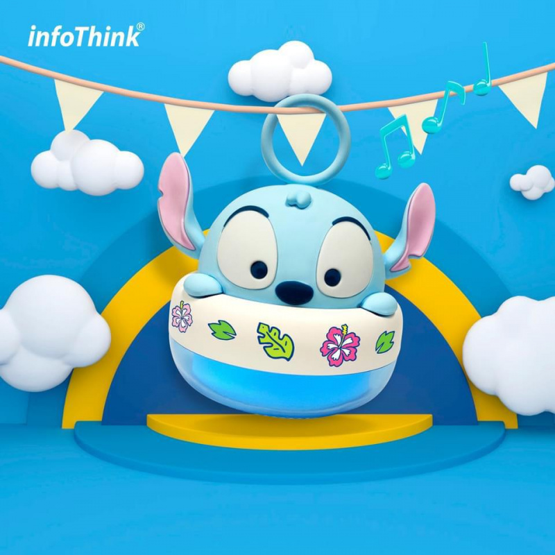 【香港行貨 1年保養】台灣Infothink 迪士尼系列 燈光音樂藍牙喇叭 ( 小熊維尼、三眼仔、史迪仔、勞蘇）