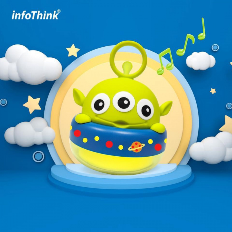 【香港行貨 1年保養】台灣Infothink 迪士尼系列 燈光音樂藍牙喇叭 ( 小熊維尼、三眼仔、史迪仔、勞蘇）