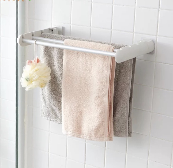 免釘免鑽無痕貼浴室毛巾架