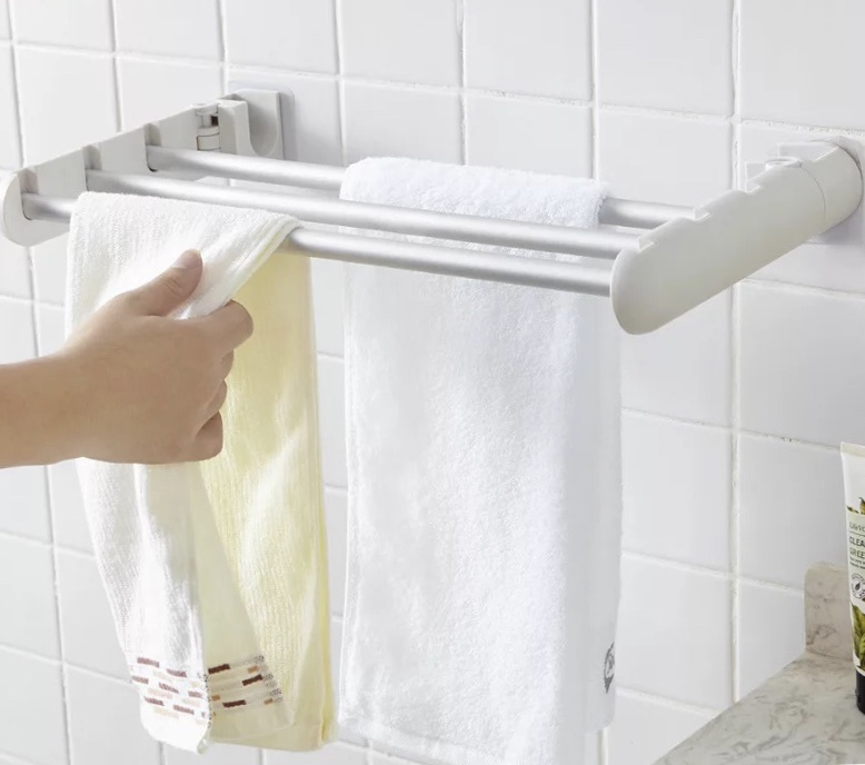 免釘免鑽無痕貼浴室毛巾架