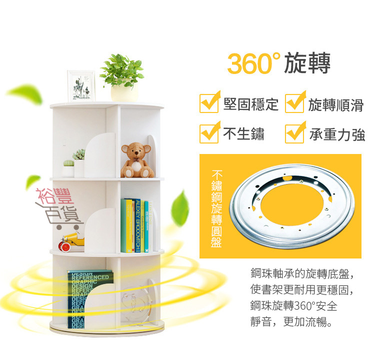 創意旋轉書架