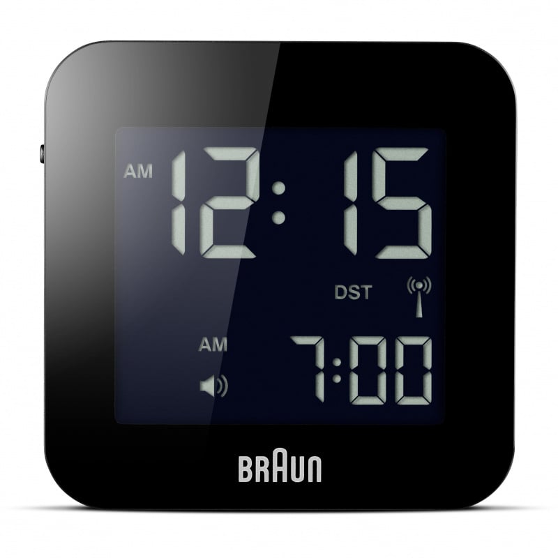 Braun BNC008 Alarm Clock 數位電波鬧鐘 [黑色]