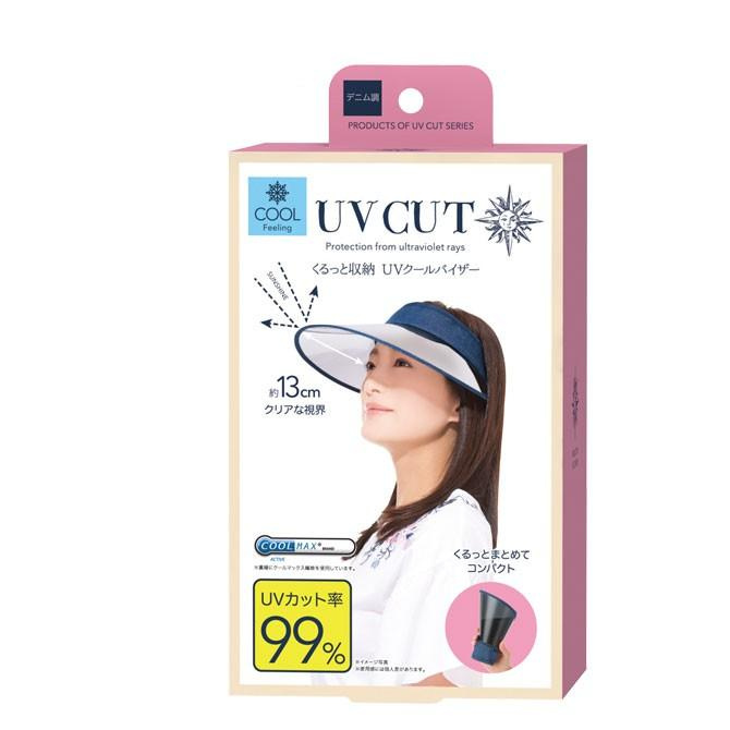 UV CUT 便攜式抗UV涼感太陽帽 [牛仔布款] (NEE25B)