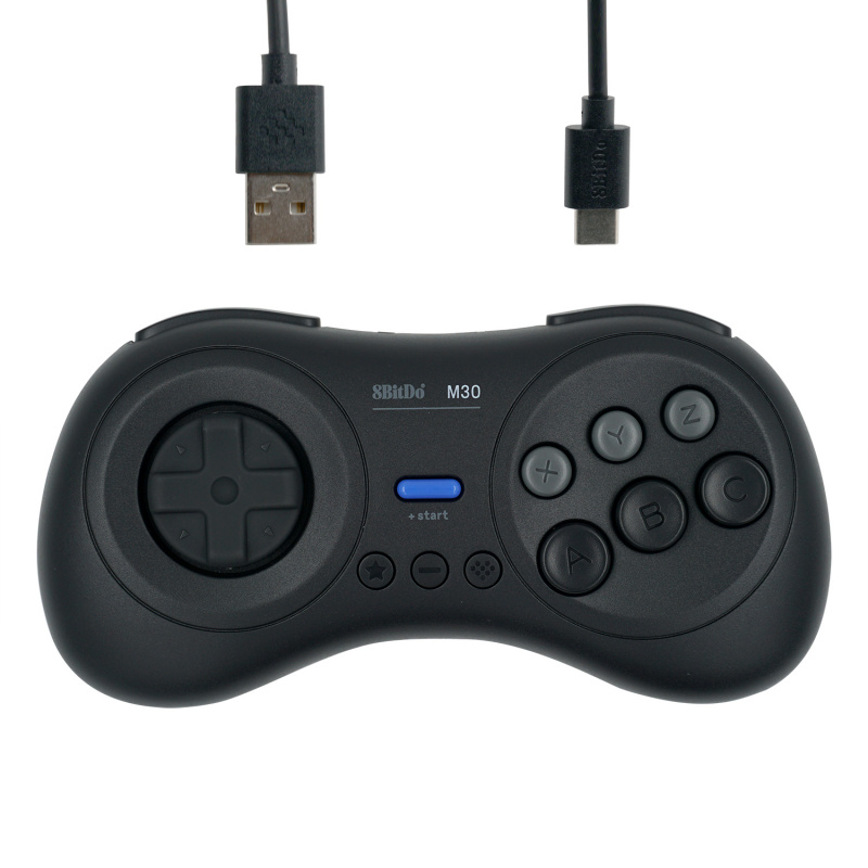 八位堂M30藍牙手柄 8Bitdo M30 Bluetooth Controller MD版 支持Switch電腦MAC Steam格鬥遊戲六鍵位連發