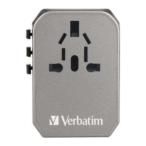 Verbatim 5 Ports Universal Travel Adapter 通用旅行轉插 [黑色]