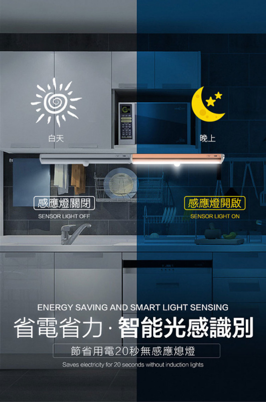 智能磁吸LED感應燈