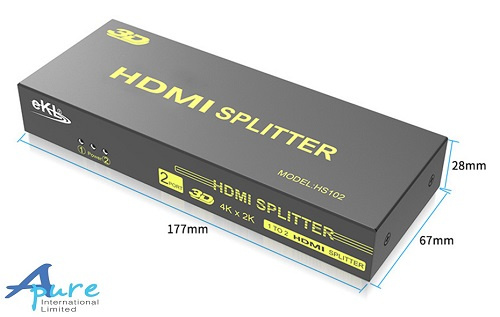 eKL-HS102 ( 2入1出 4K HDMI 2.0 Ver.分配器 )