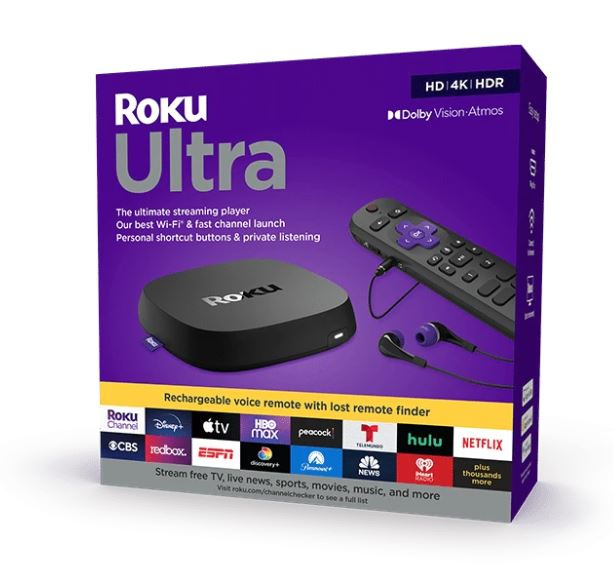 Roku Ultra Streams HD 4K HDR Dolby Vision®2020