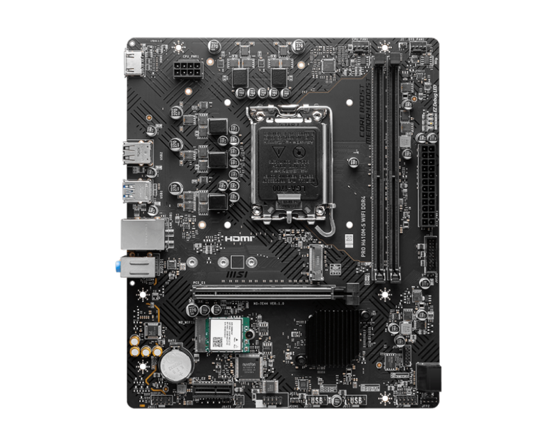 MSI PRO H610M-S WIFI DDR4 MATX (LGA1700)