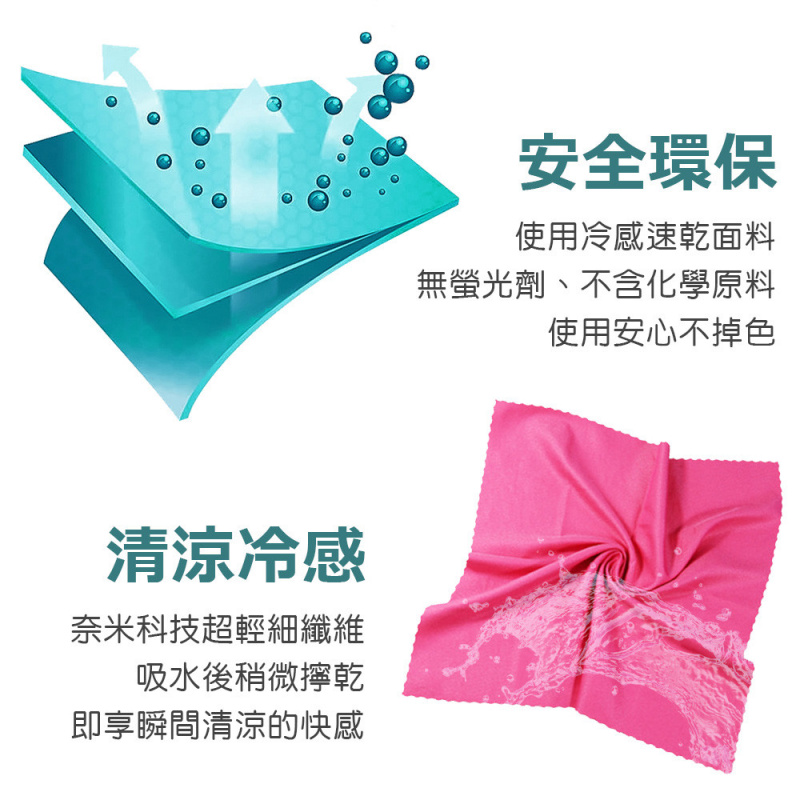 矽膠收納戶外旅行速乾毛巾 [5色]