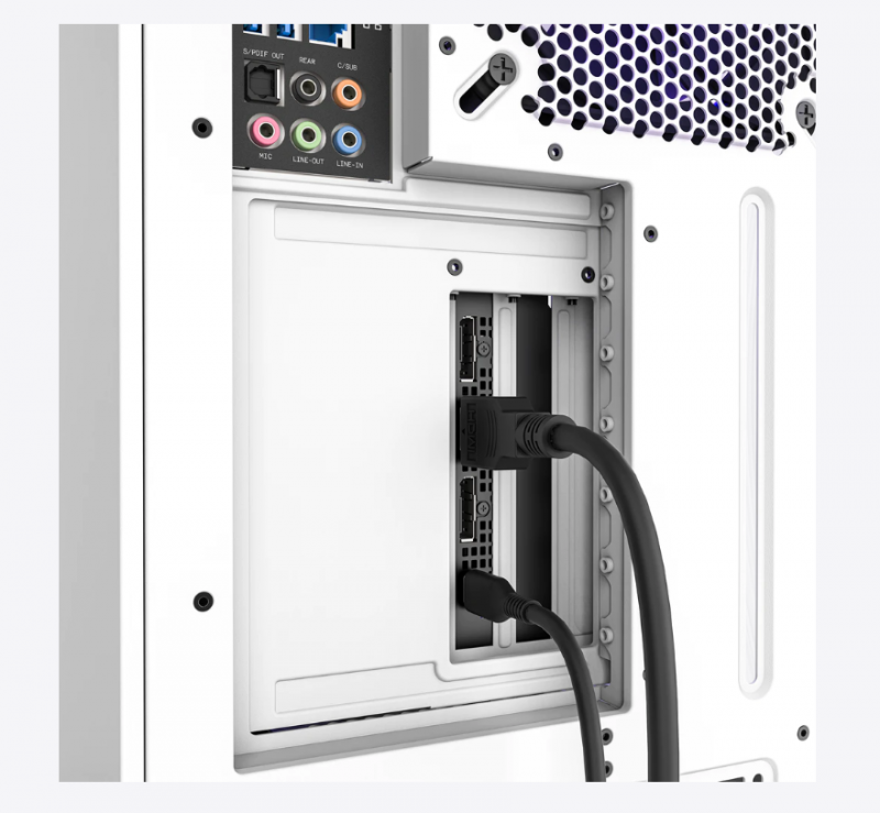 NZXT Vertical GPU Mounting Kit GPU Holder & PCIe 4.0 Riser Cable - ( Black / White ) NZXT Vertical GPU Mounting Kit GPU Holder & PCIe 4.0 Riser Cable - ( Black / White )