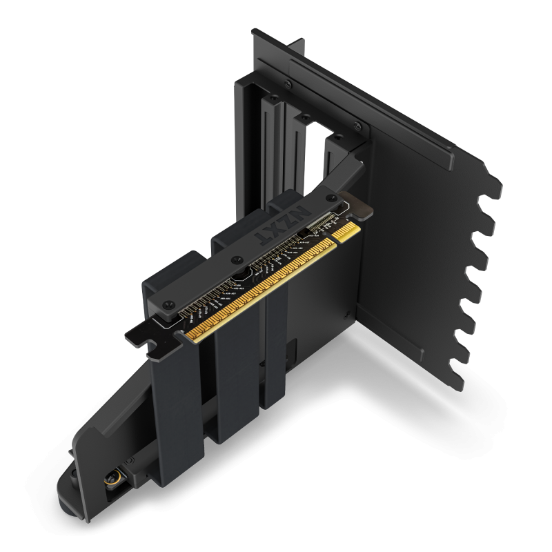 NZXT Vertical GPU Mounting Kit GPU Holder & PCIe 4.0 Riser Cable - ( Black / White ) NZXT Vertical GPU Mounting Kit GPU Holder & PCIe 4.0 Riser Cable - ( Black / White )