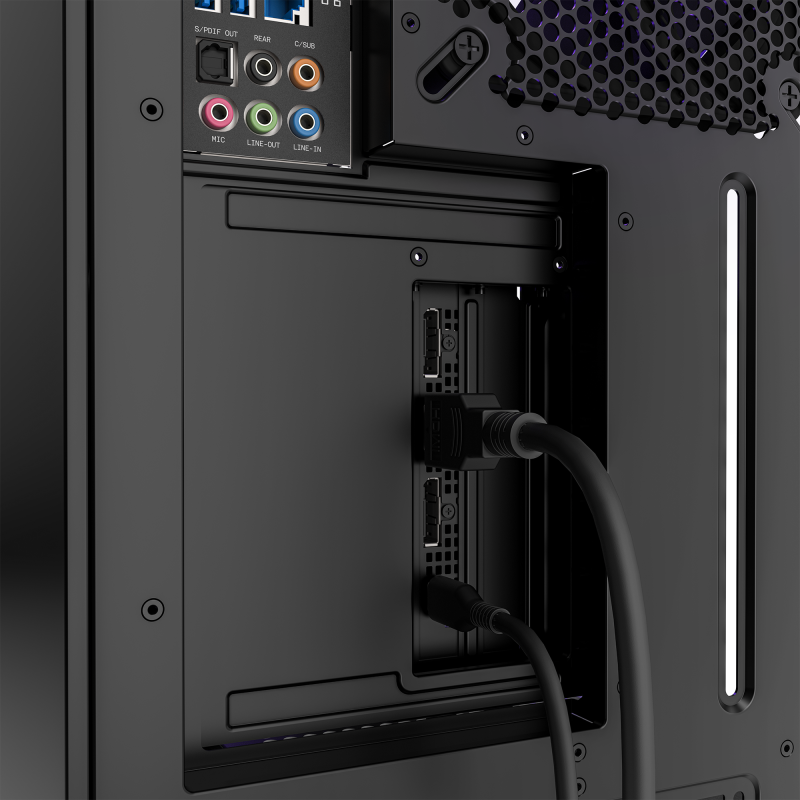 NZXT Vertical GPU Mounting Kit GPU Holder & PCIe 4.0 Riser Cable - ( Black / White ) NZXT Vertical GPU Mounting Kit GPU Holder & PCIe 4.0 Riser Cable - ( Black / White )