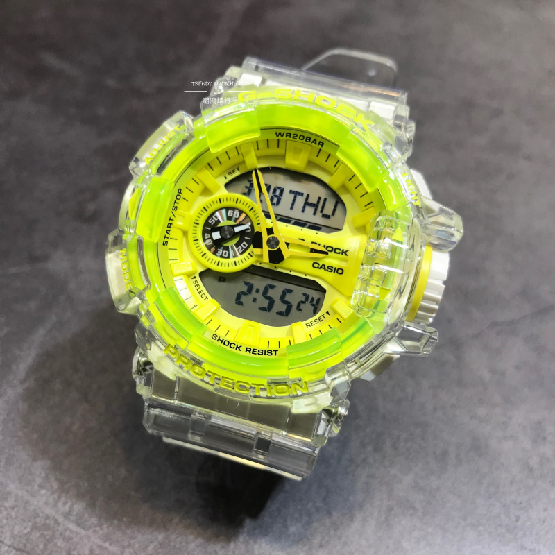 CASIO G-SHOCK GA-400SK-1A9JF Yellow/Clear Resin Quartz
