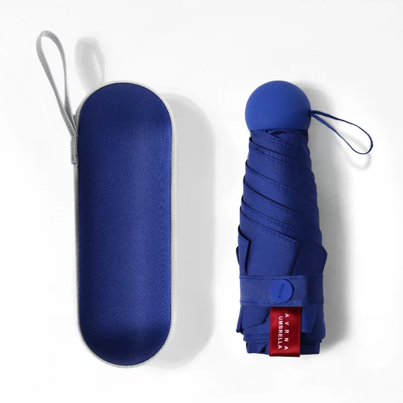 超迷你膠囊便攜五折晴雨兩用傘 [4色]