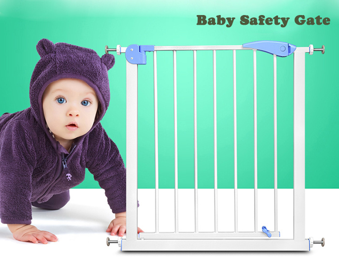 兒童安全防護門欄安全門欄  寵物隔離門欄 適合安裝闊度 79-86cm （灰色）RG861-02-14