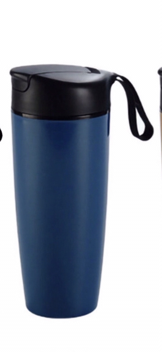 陶瓷內膽彈蓋式保溫杯 560ML大容量