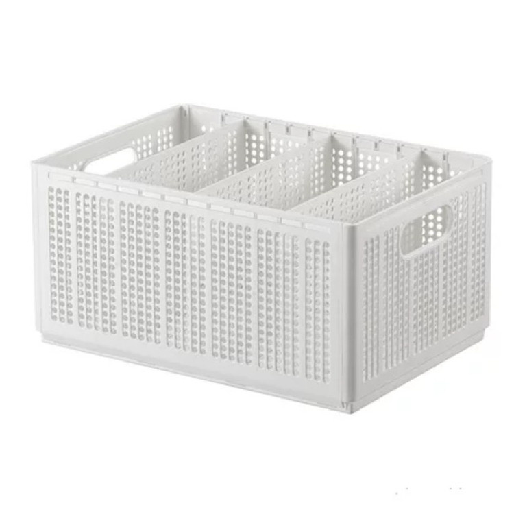 可疊加折疊衣物收納籃