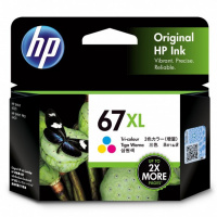 HP 67XL 高打印量三色原廠墨盒 3YM58AA
