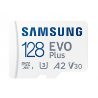 Samsung 三星 2021 EVO Plus U3 A2 V30 UHS-I microSDXC 記憶卡 with SD Adapter 128GB [R:130] (MB-MC128KA)