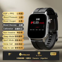 IB Fitness Tracker Smart Fitness Tracker Watch with Non-Invasive Blood Sugar Test & Calibration 智能運動健康手錶