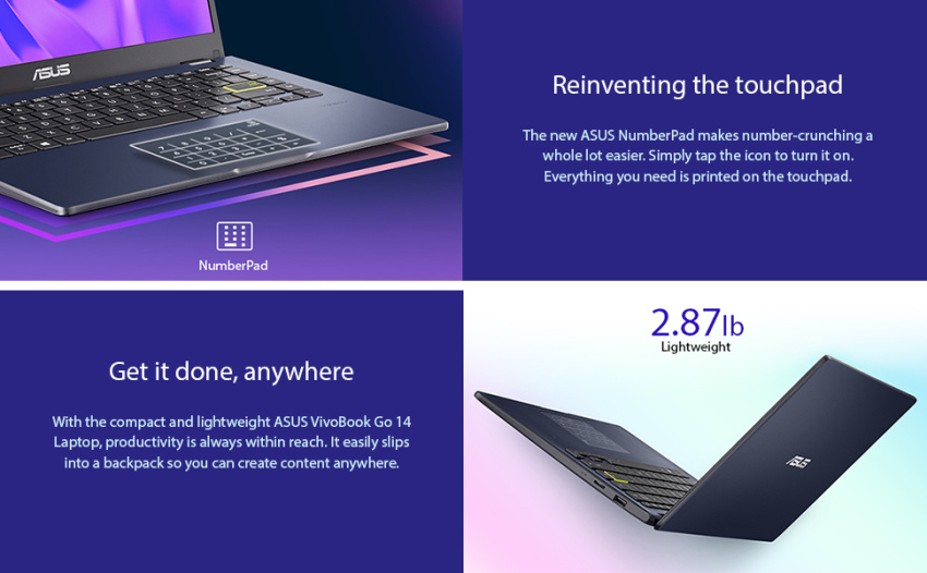 ASUS Vivobook Go 14 L410 Ultra Thin Laptop