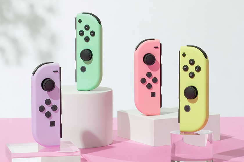 Nintendo 為Switch 推出全新四種粉嫩配色Joy-Con 手把！