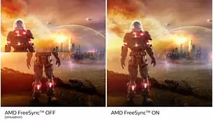 AMD FreeSync™ Premium；無撕裂、無斷續，如行雲流水的遊戲體驗