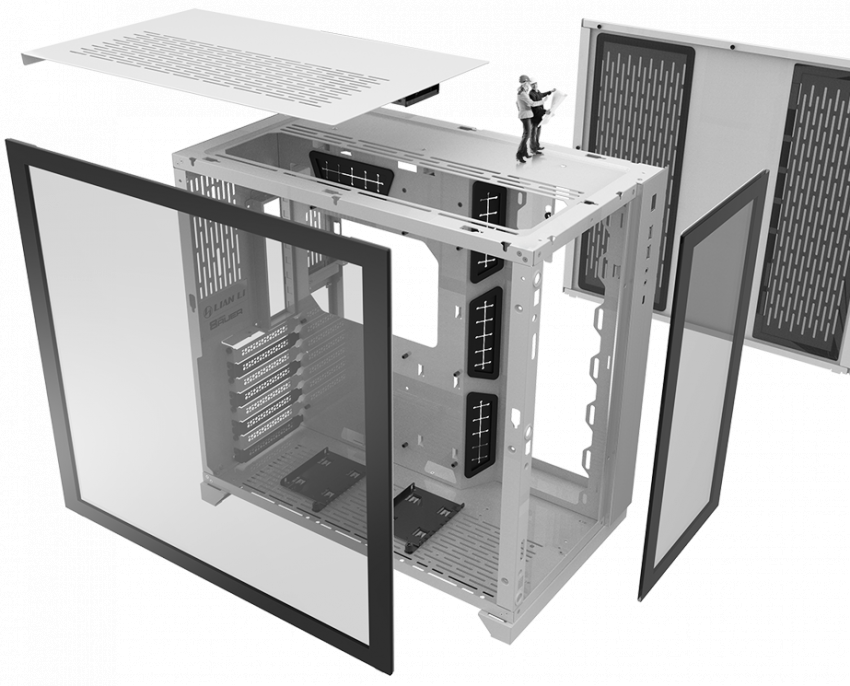 lian li o11 dynamic whiteçåçæå°çµæ