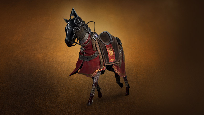 《暗黑破壞神》中的持光者坐騎與信仰坐騎盔甲的裝飾馬衣、造物者之翼，以及「誘惑」坐騎。