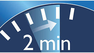 兩分鐘計時器確保建議刷牙時間