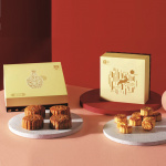 利苑迷你奶黃月餅2盒+精選月餅禮盒1盒