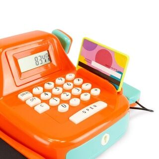 【B.toys】露卡電子收銀機 南瓜  全新商品 【B.toys】Luca Electronic Cash Register Pumpkin New Product