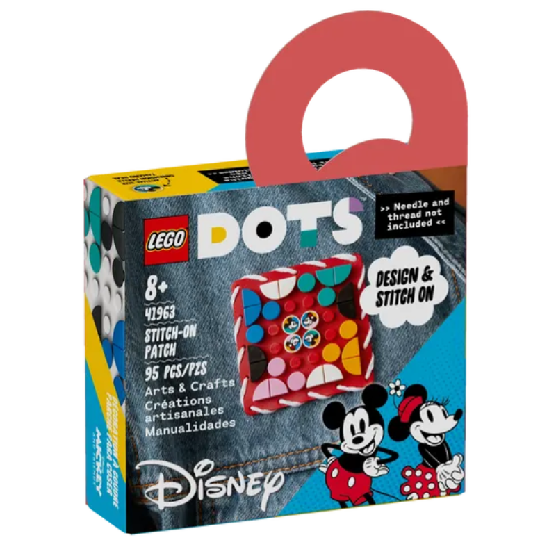 LEGO 41963 Mickey Mouse & Minnie Mouse Stitch-on Patch 米奇和米妮 DOTS 設計縫片 (DOTS) (Disney 迪士尼)