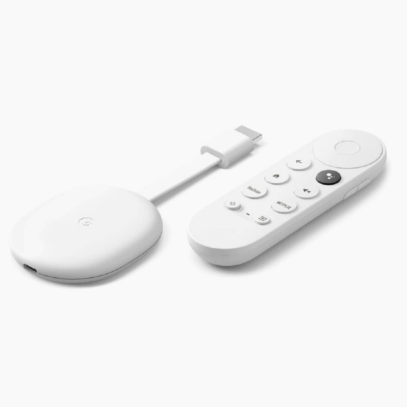 Google Chromecast with Google TV 串流播放裝置 [白色]【父親節精選】