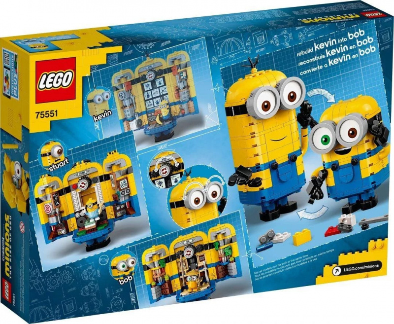 LEGO 75551 Brick-Built Minions and Their Lair (Minions 迷你兵團)
