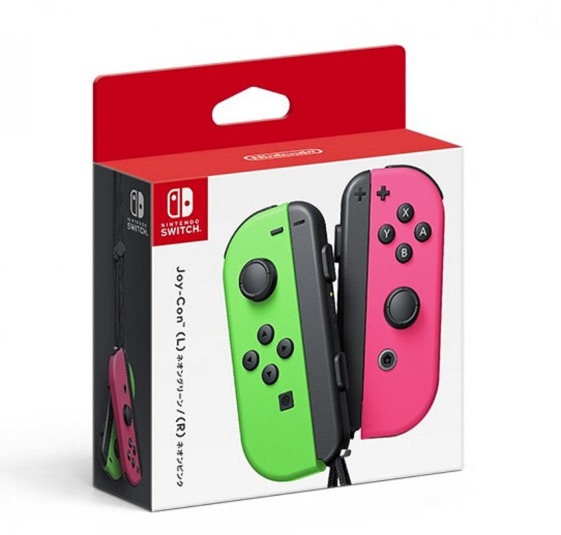 Nintendo Switch Joy-Con手制 [4色] + NS 瑪利歐派對 超級巨星