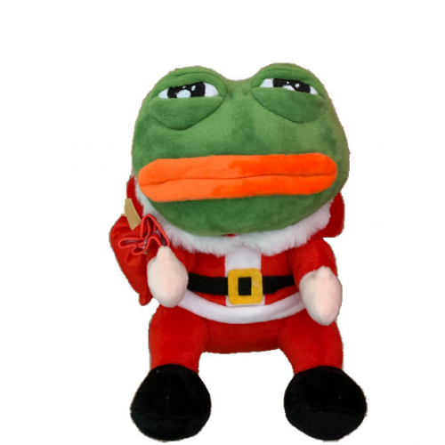 聖誕版 Pepe The Frog毛公仔