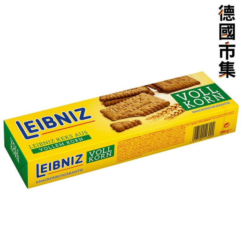 德國Leibniz 全麥餅乾 200g【市集世界 - 德國市集】