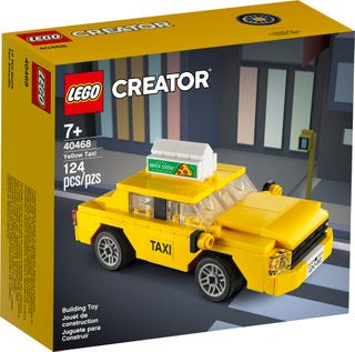LEGO 40468 Yellow Taxi (Creator)