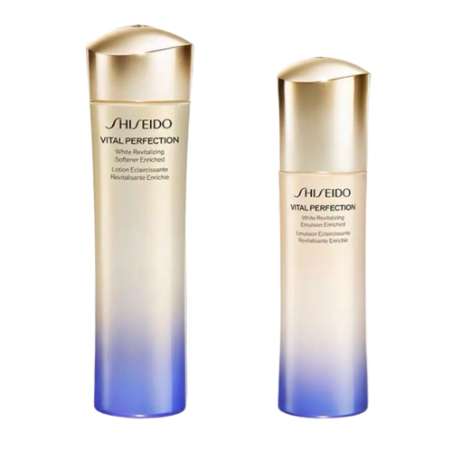 Shiseido資生堂 VITAL PERFECTION 全效美白抗紋滋潤乳液 emlusion [100ml] & 清爽健膚水 [150ml] (優惠套裝)
