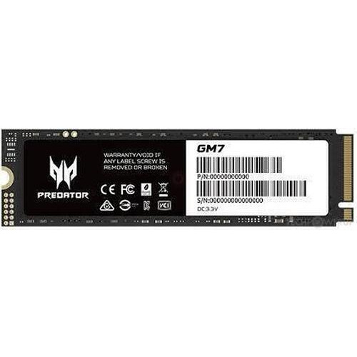 Acer Predator GM7 PCIe 4.0 M.2 SSD (讀取速度高達 7400 MB/s) [3容量]