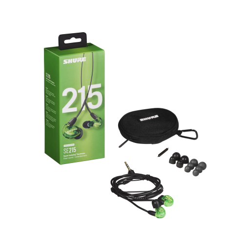 Shure Special Edition Uni Sound Isolating Earphones 綠色特別版隔音入耳式耳機 [SE215]