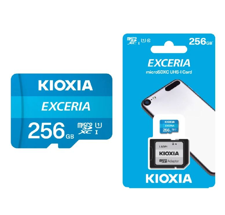 KIOXIA Exceria microSD記憶卡 U1 R100 [附SD轉換器] 16/32/64/128/256GB 日本芯片 台灣製造 原東芝