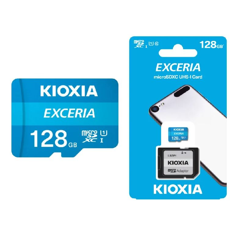 KIOXIA Exceria microSD記憶卡 U1 R100 [附SD轉換器] 16/32/64/128/256GB 日本芯片 台灣製造 原東芝