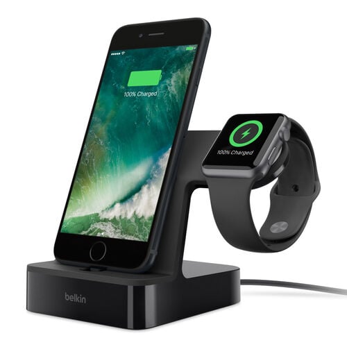 Belkin PowerHouse™ Apple Watch 與 iPhone 專用充電座 [黑色]