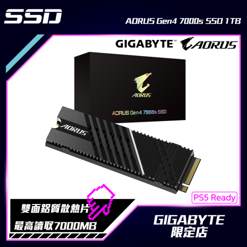 GIGABYTE AORUS Gen4 7000s SSD 1TB 固態硬碟 [GP-AG70S1TB]
