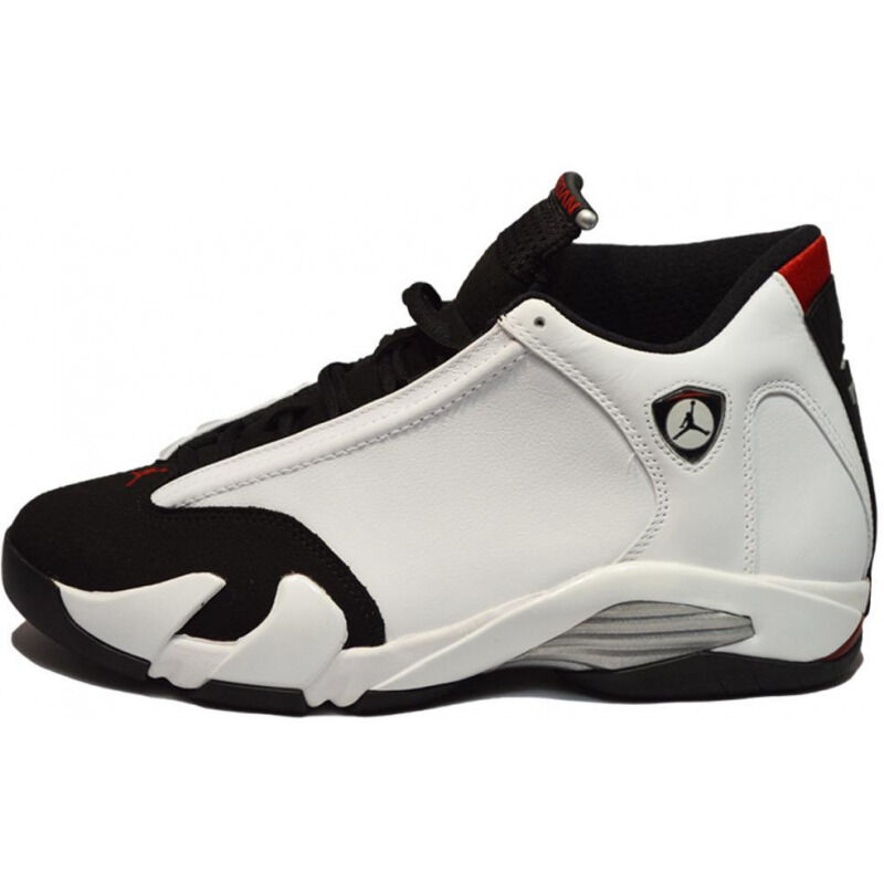 jordan 14 white black varsity red